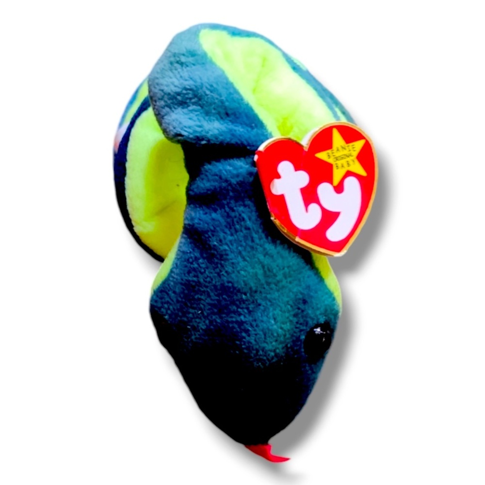 1997 Ty Beanie Baby Hissy Snake With Tag